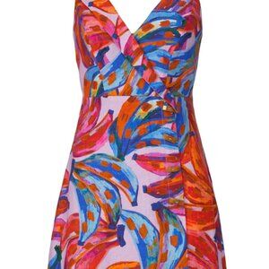 FARM Rio Bananas Wrap Mini Dress – Size M